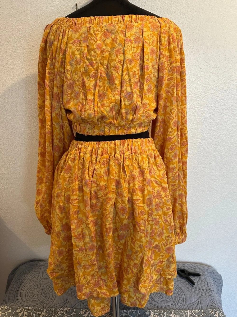 Free People Janel Printed Mini Dress. NWOT.